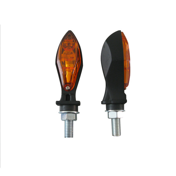 Dafy Moto - Mini Clignotants Blast Noir / Orange