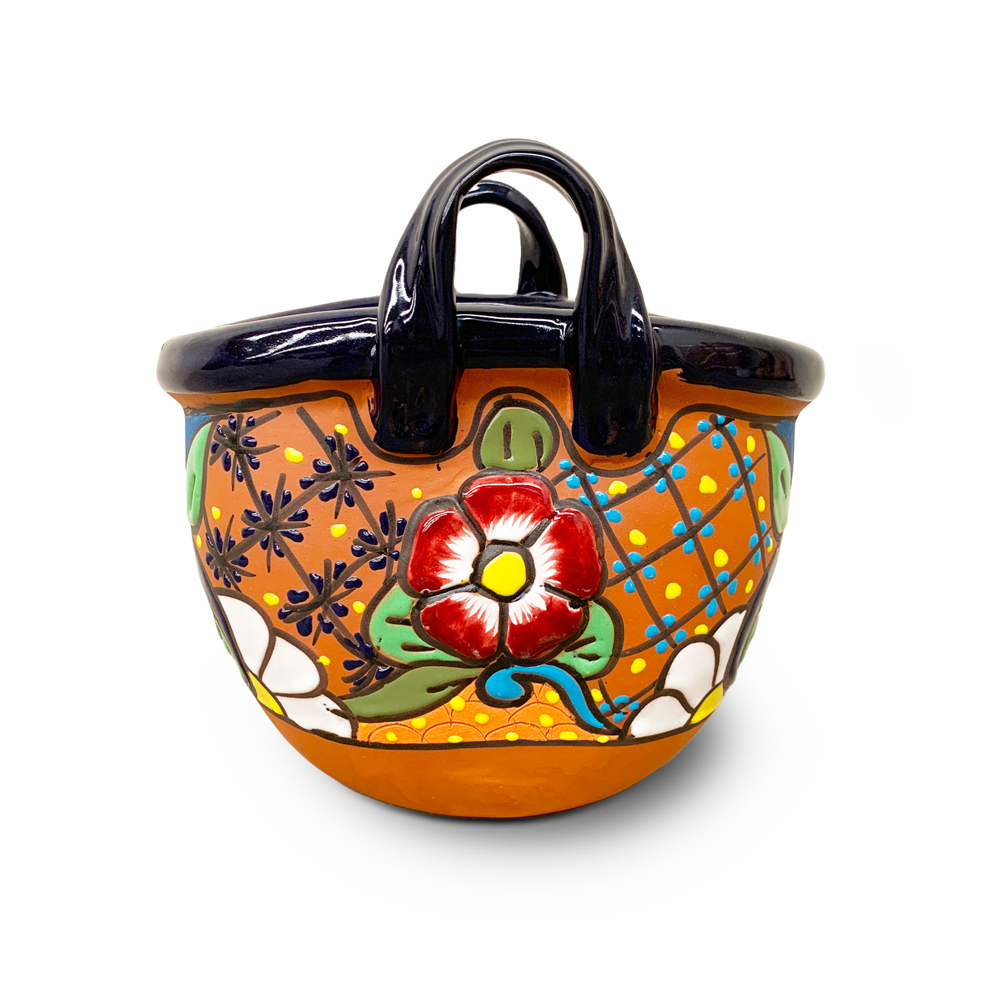 Pflanzgefäß 'Tasche', multicolor, H 26 cm, Ø 20 cm günstig bestellen
