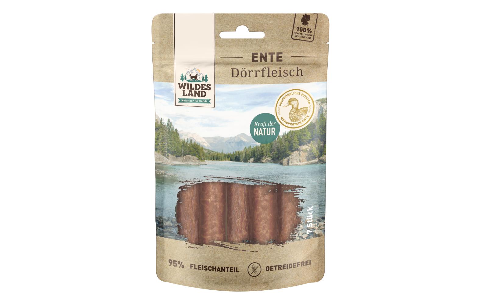 Snack Dörrfleisch Ente, 7 StkErgänzungsfutter aus Entenfleisch
