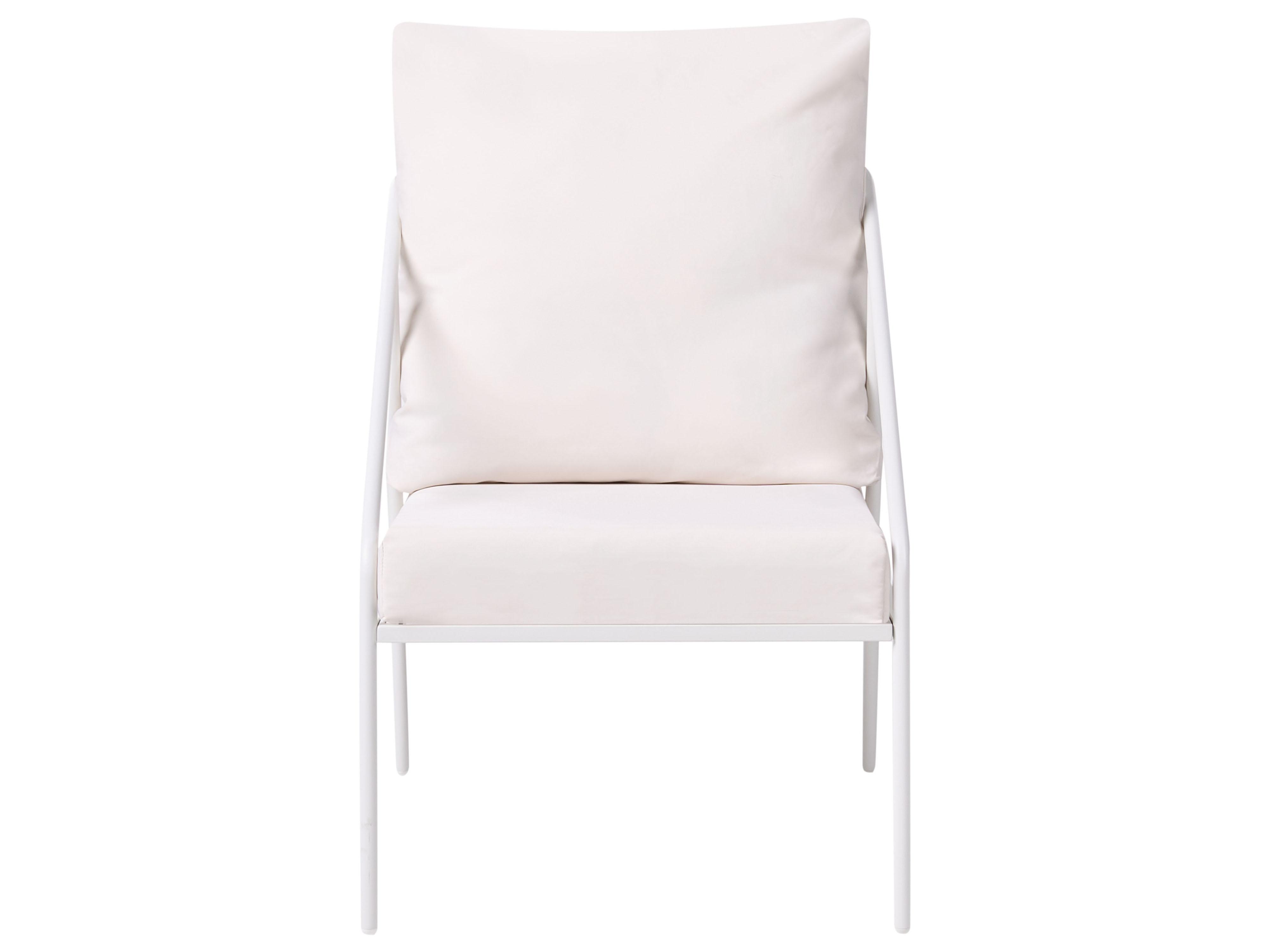 Loungeset met tafel 4-zits USTICA Metaal Wit
