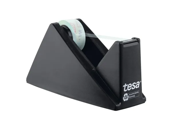 TESA Eco & Crystal, 1,9 cm, 33 m, Polystyren (PS), Sort, 1 stk