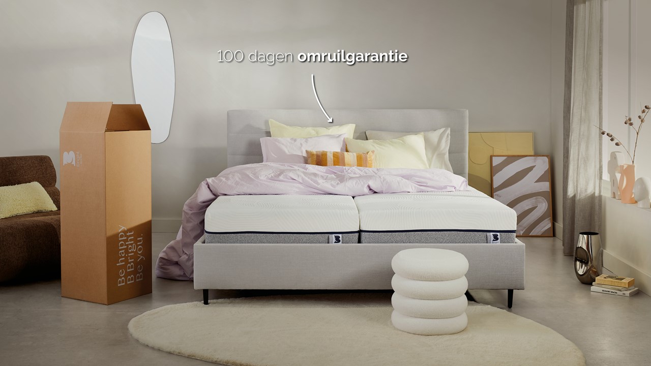 B Bright Silver 200, 300 en 400 matras roze