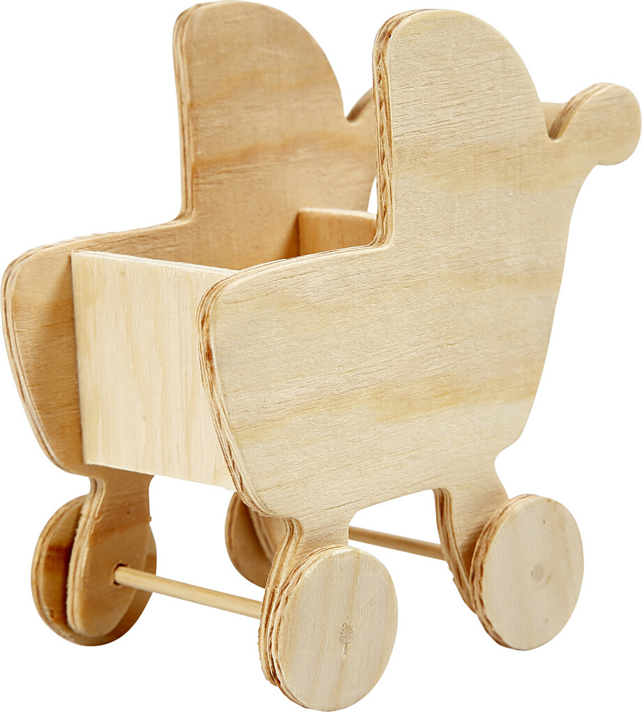 Minimøbler - Stol - Bænk - Gyngestol - Bord - Barnevogn - H 5,8-10,5 CM - 50 Stk