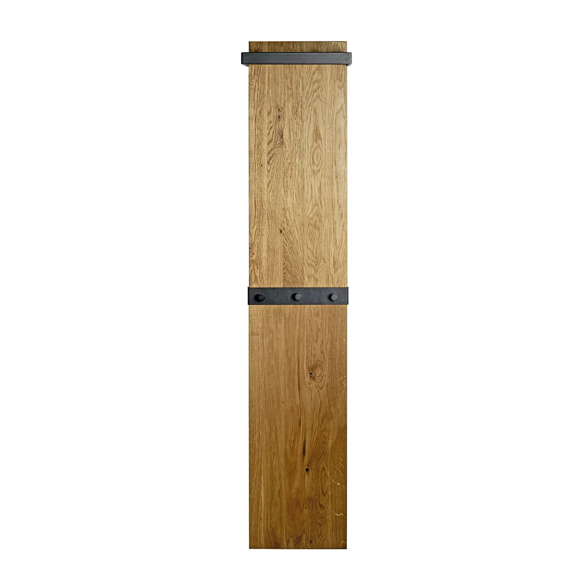 Garderobe Murale Chêne et Métal - pegane