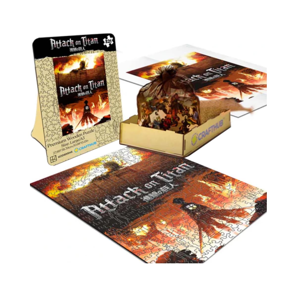 Crafthub Attack on Titan puslespill (Attack on Titan)