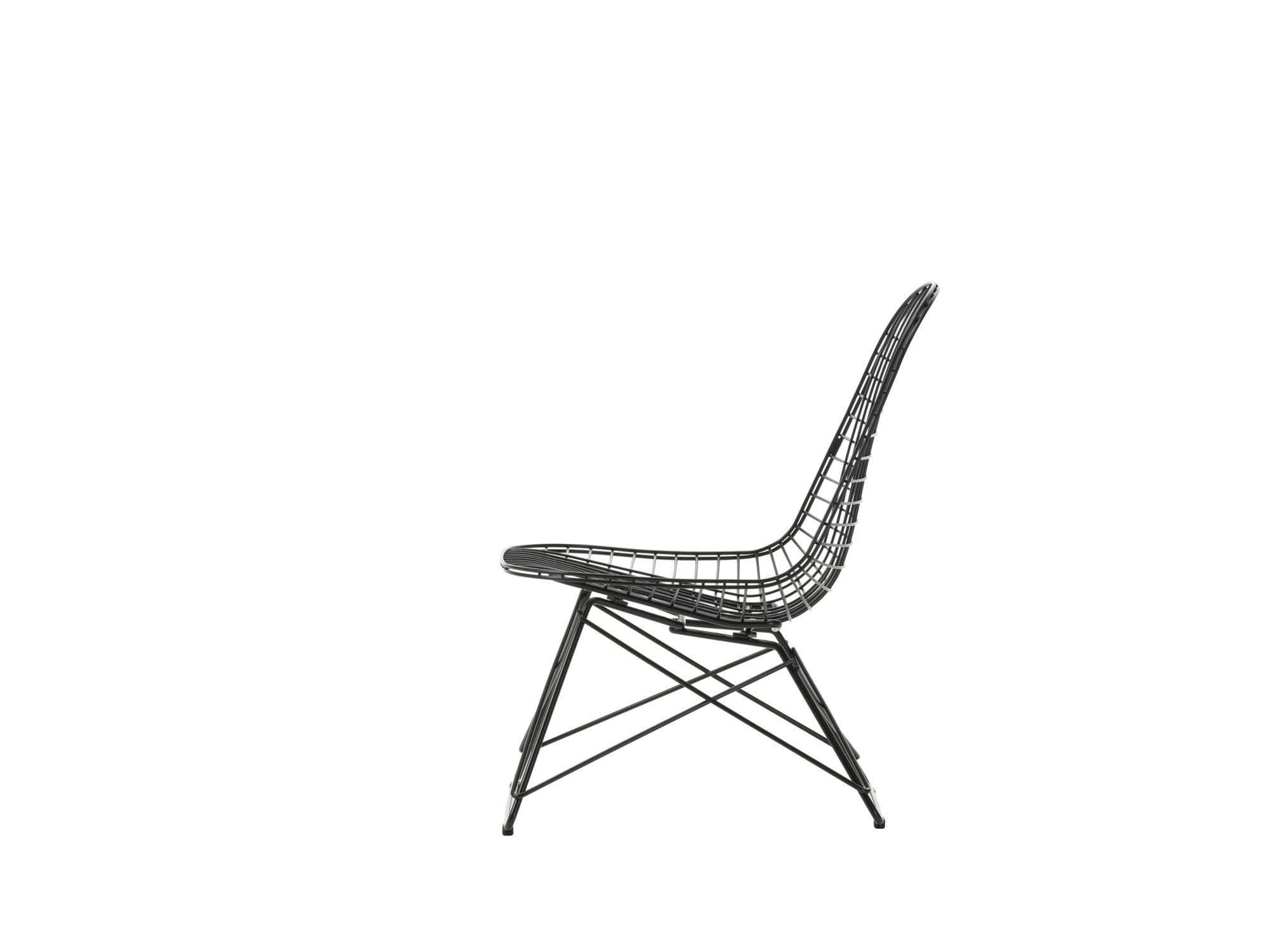 Fauteuil Eames Wire LKR basic dark