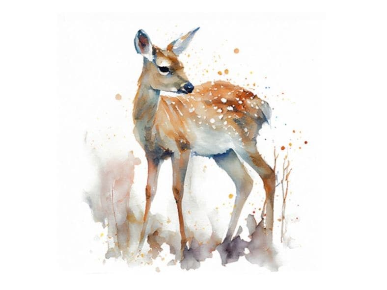 Braun   Company Deer Mehrfarbig, 20 Stück 3-lagige Papierservietten