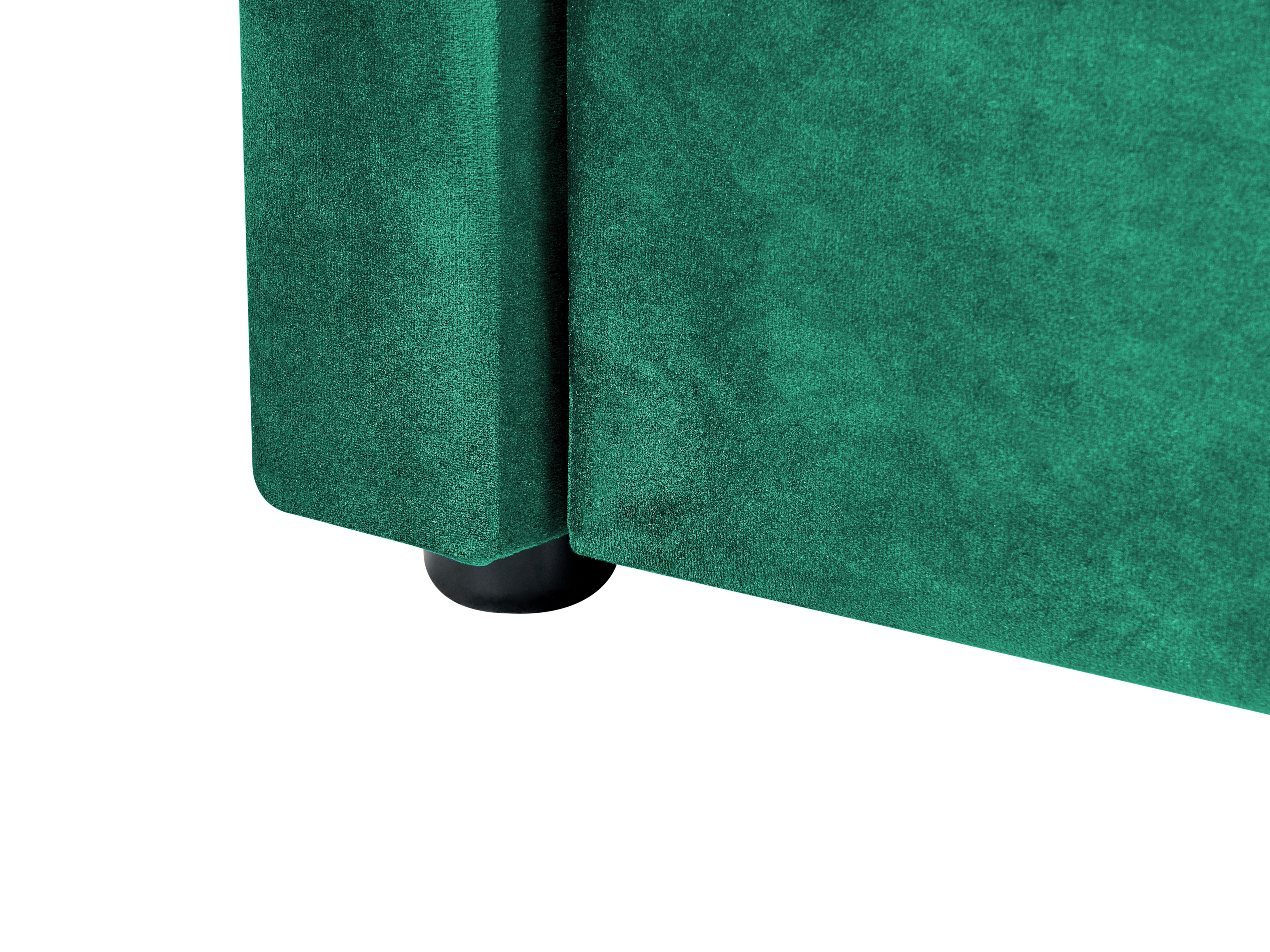 Onderschuifbed Fluweel MONTARGIS 90 x 200 cm Smaragdgroen