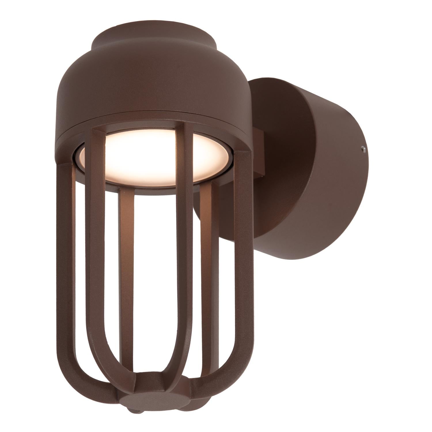 Lucide WELLS Wandlamp - Roest bruin
