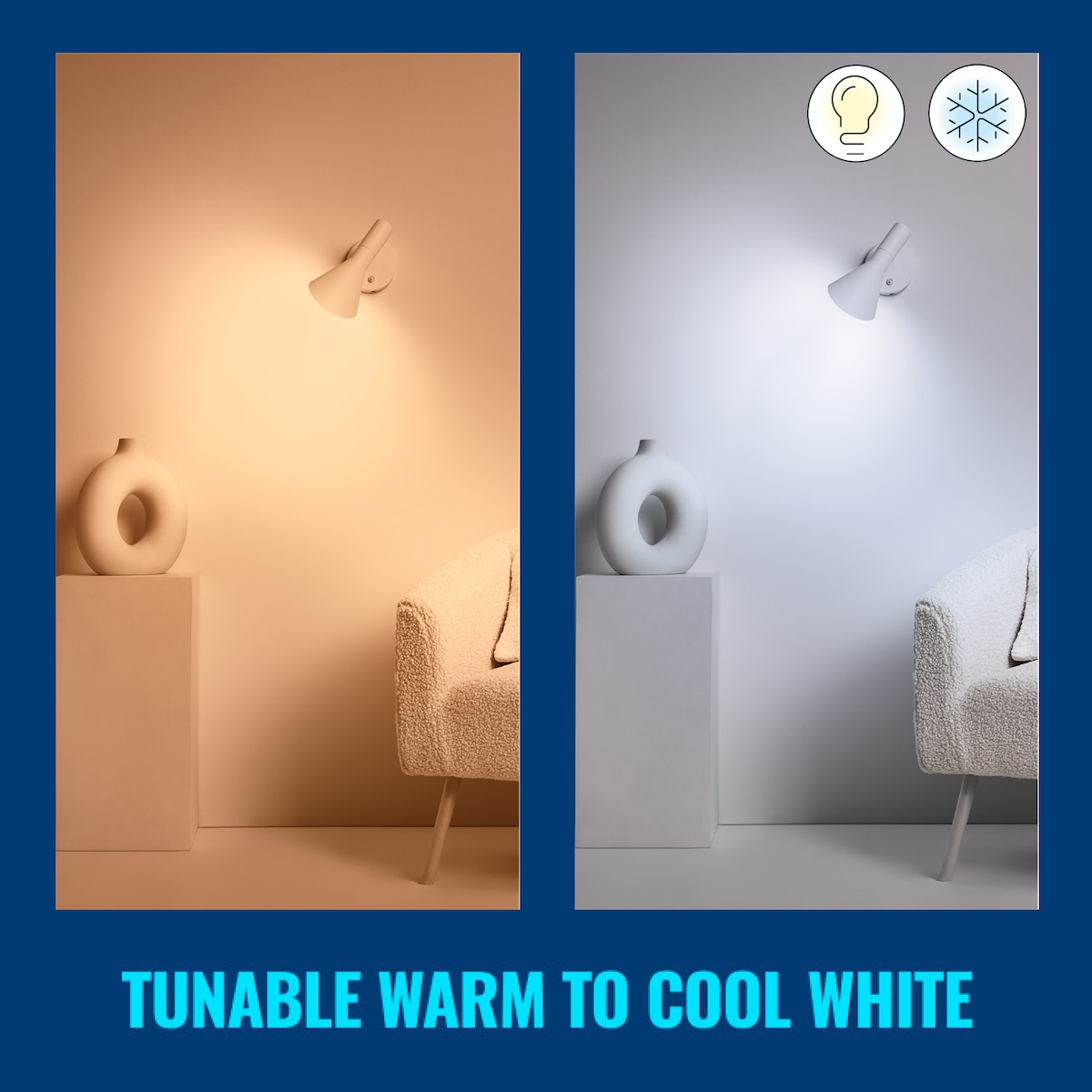 Wiz Connected Tunable Wi-Fi BLE LED pære 4,9W E14 3-pakning