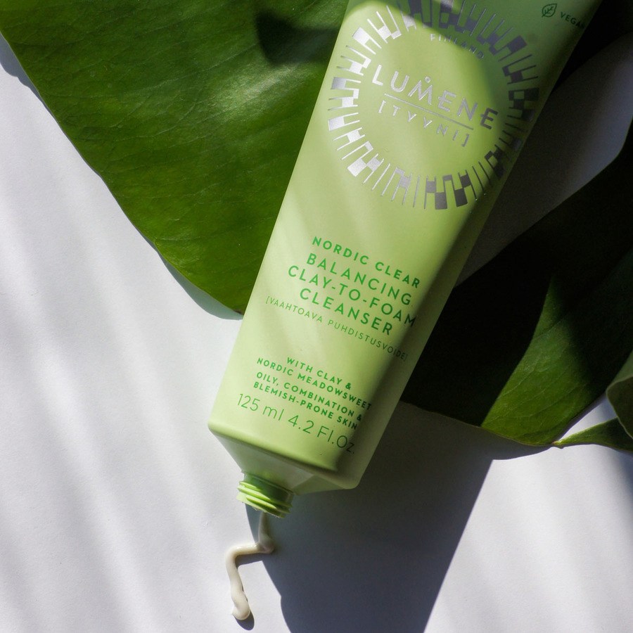 Lumene Nordic Clear [TYYNI] Balancing Clay-To-Foam Cleanser 125ml