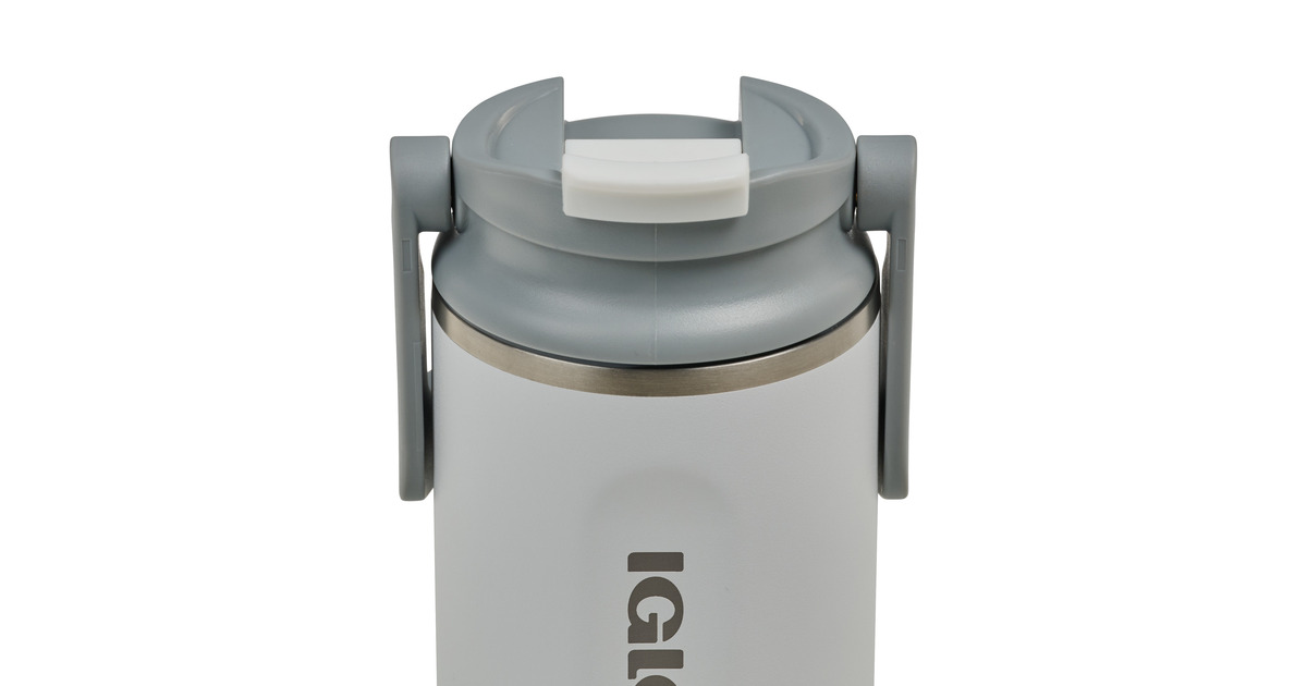 IglooFlip ‘n’ Sip Tumbler 12 oz, 0,35 liter drinkfles  (Wit)