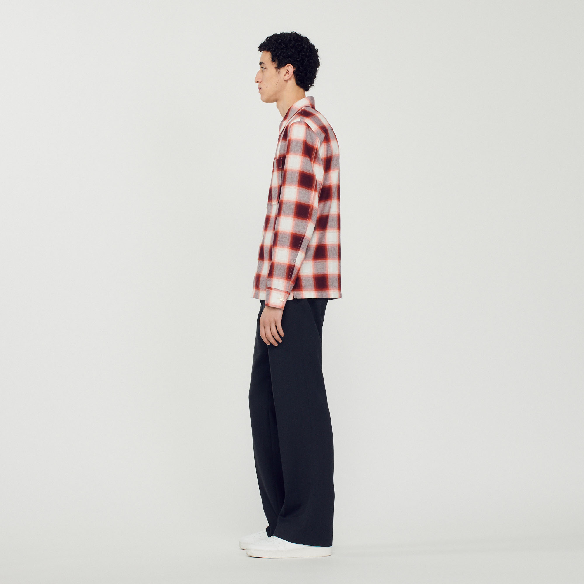 Chemise á carreaux Homme