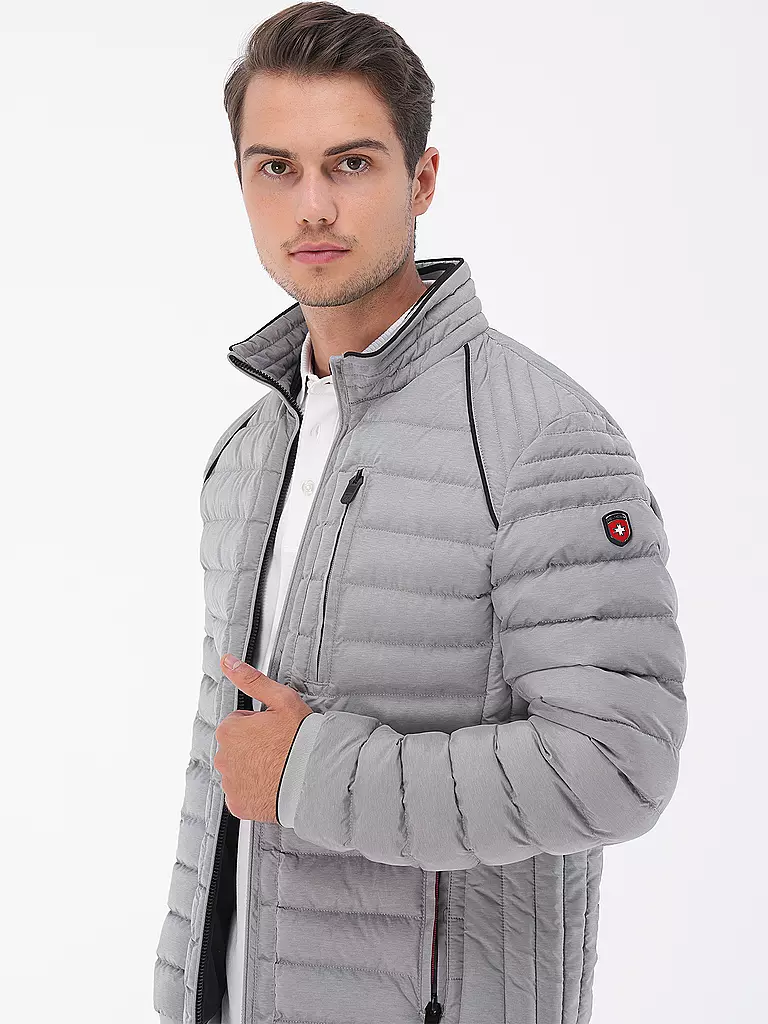 WELLENSTEYN Leichtsteppjacke MOLM hellgrau
