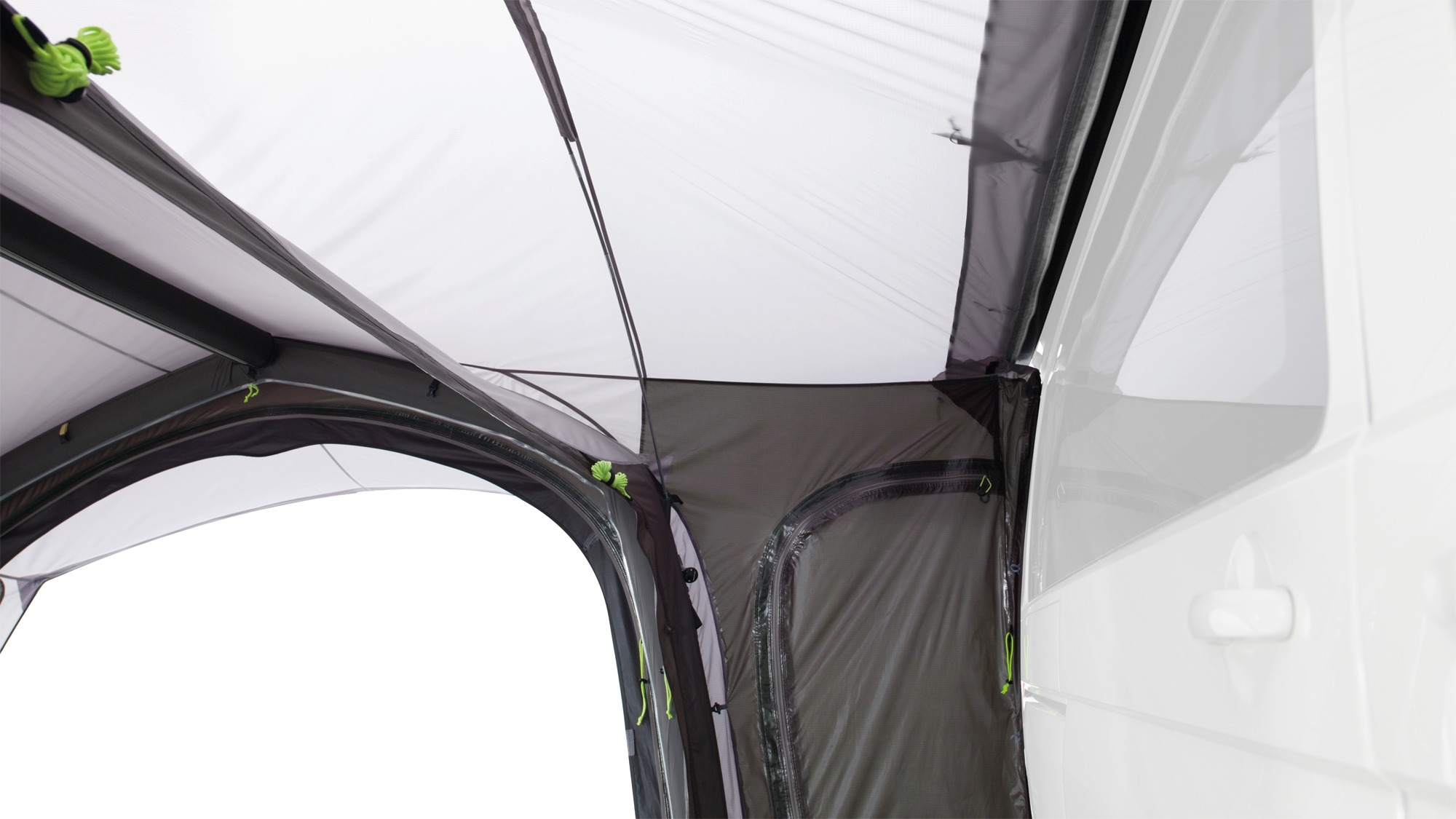 Outwell Crossville 250SA aufblasbares Busvorzelt für Campingbusse Grau