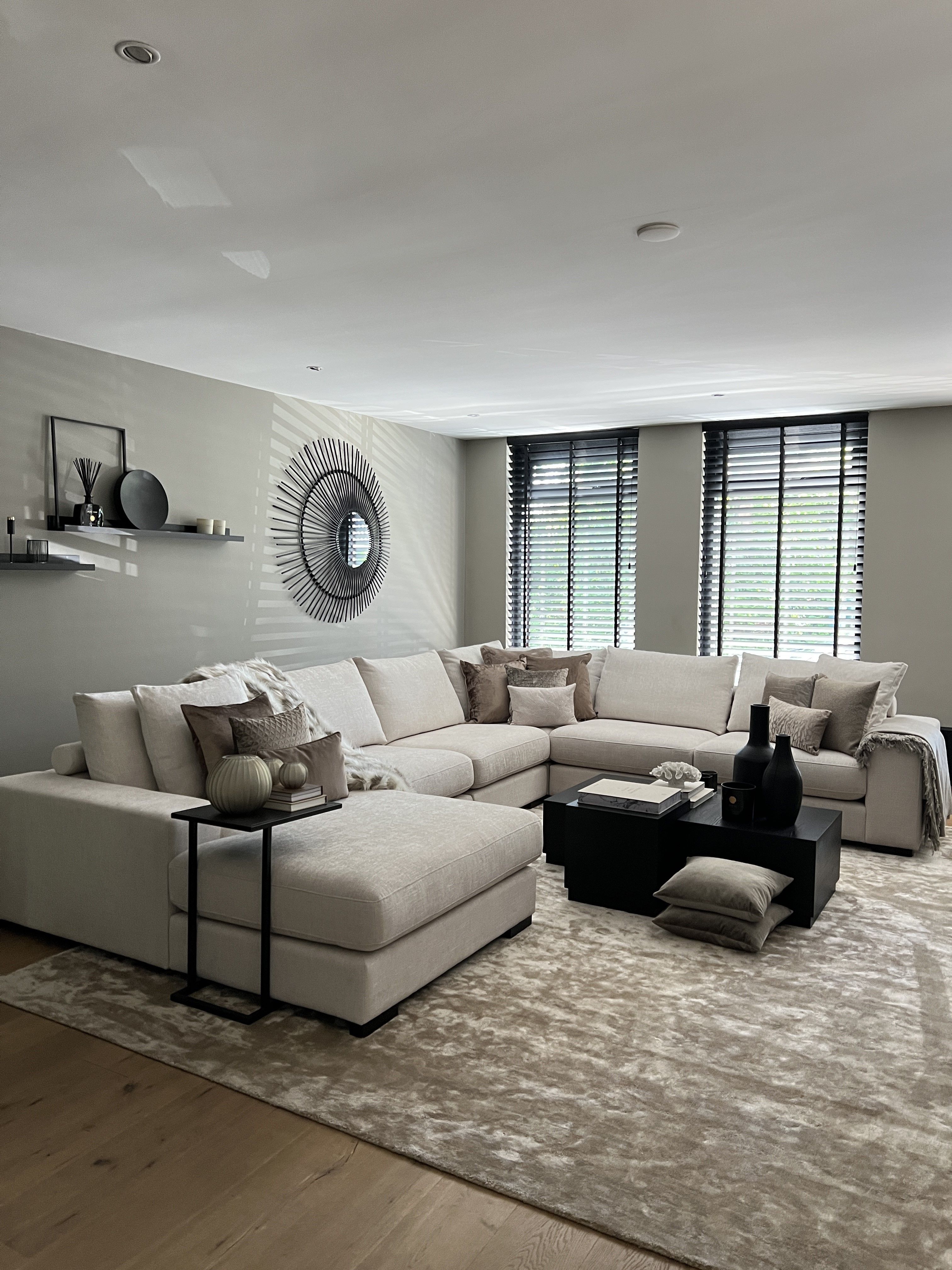 U bank stof Miami 01 Napels B381 x D294 x H87 cm