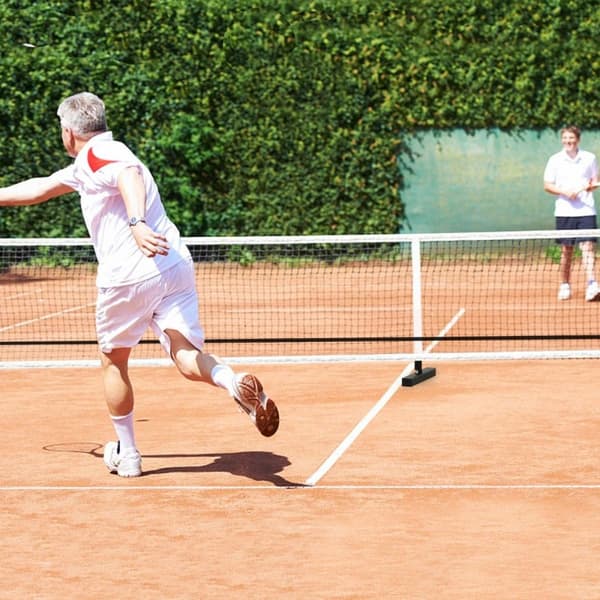 Bærbart Pickleball-nett med metallrør Sterkt polyesternett og Oxford-tøybæreveske Værbestandig sportsnett 670 cm langt