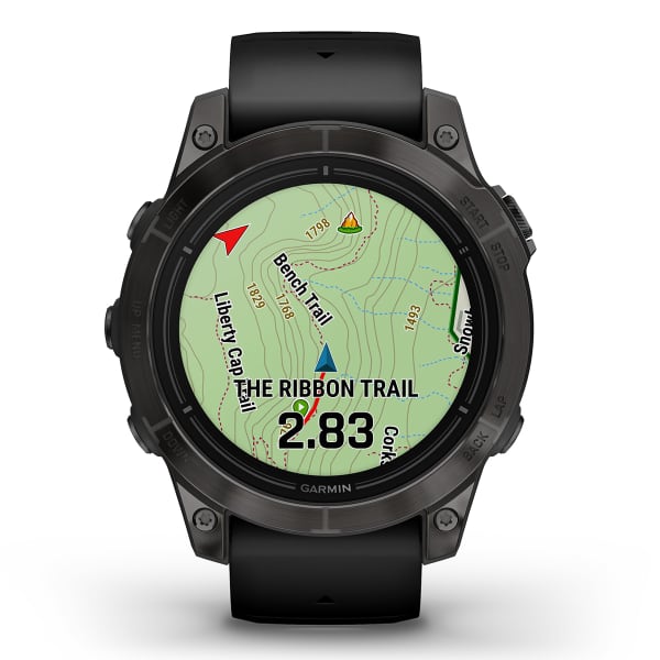 Montre cardio GPS GARMIN EPIX PRO (G2) 47MM SAPPHIRE SAPPHIRE CARBON GREY DLC TITANE BLACK