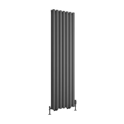 Eastbrook Tunstall dubbele radiator 50x180cm 1666W antraciet