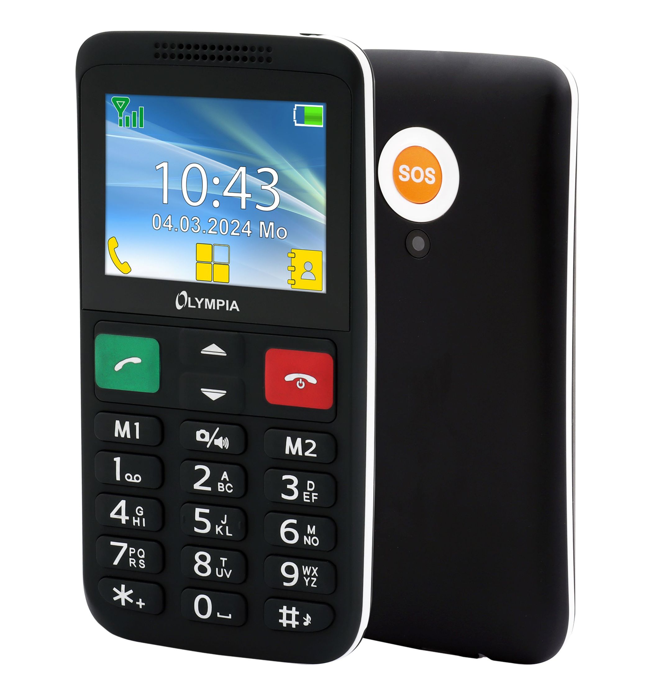 Komfort-Mobiltelefon LUX Großtasten 2,4