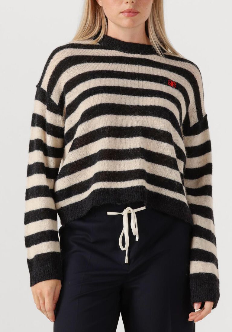 multi dante6 trui ariama stripe  striped sweater