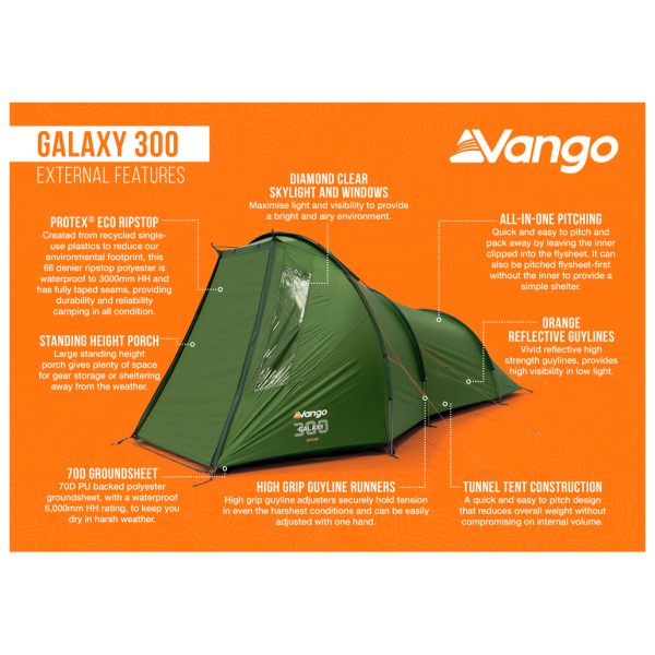 Vango - Galaxy 300 - Tente 3 places