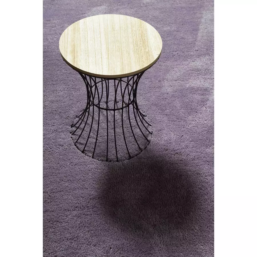 Homie Living Hochflorteppich Pisa violett flieder