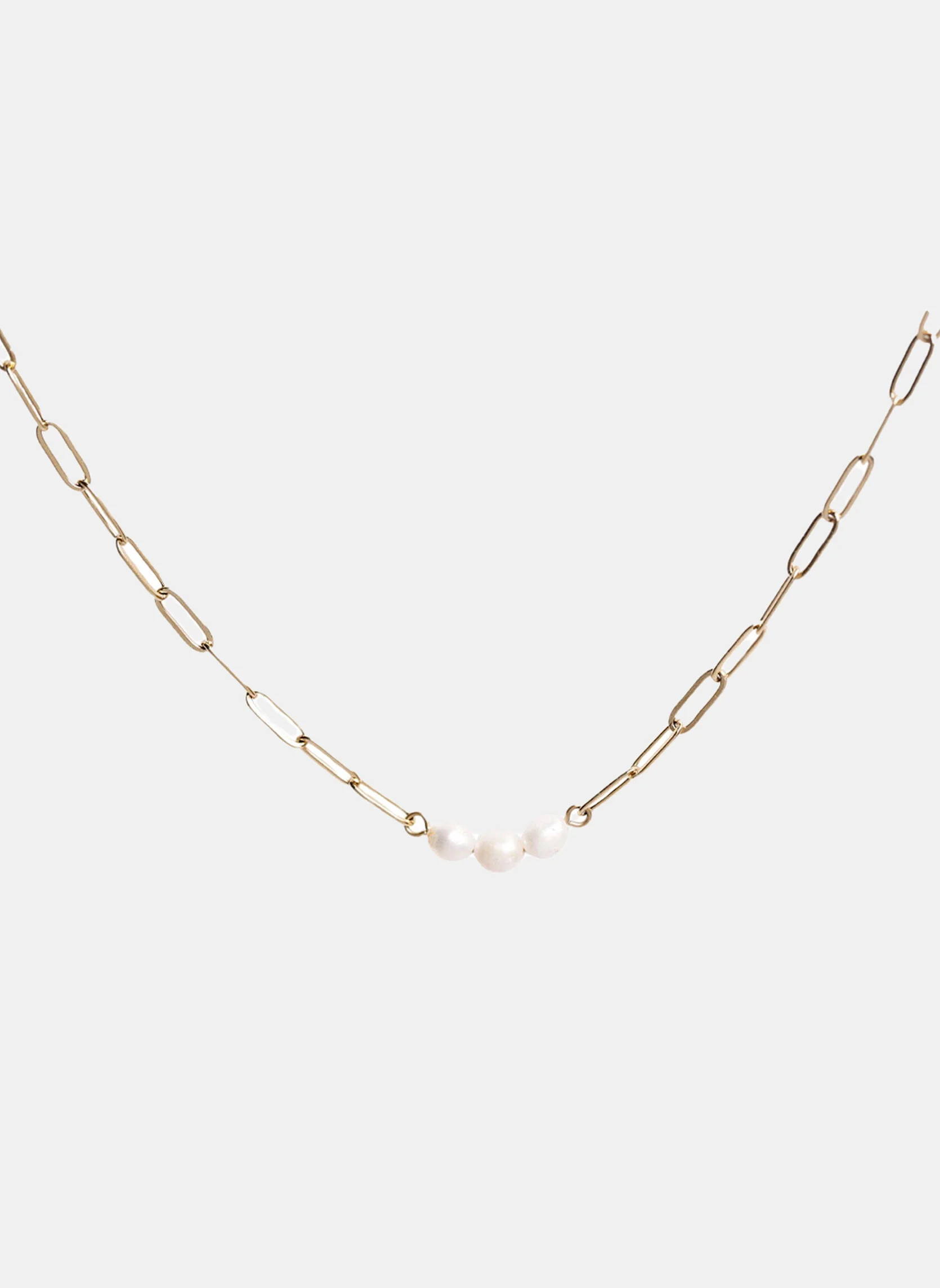 LOREM - Collier chaîne lorem | Doré