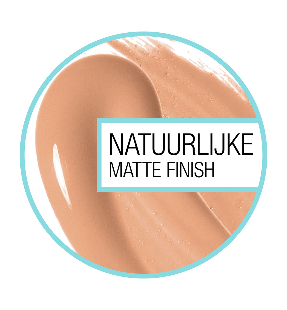 Maybelline New York Fit Me matte & poreless foundation 105 nat ivory (1 stuk)