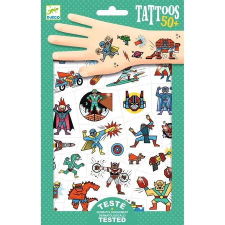 Djeco Tattoos: Superhelden