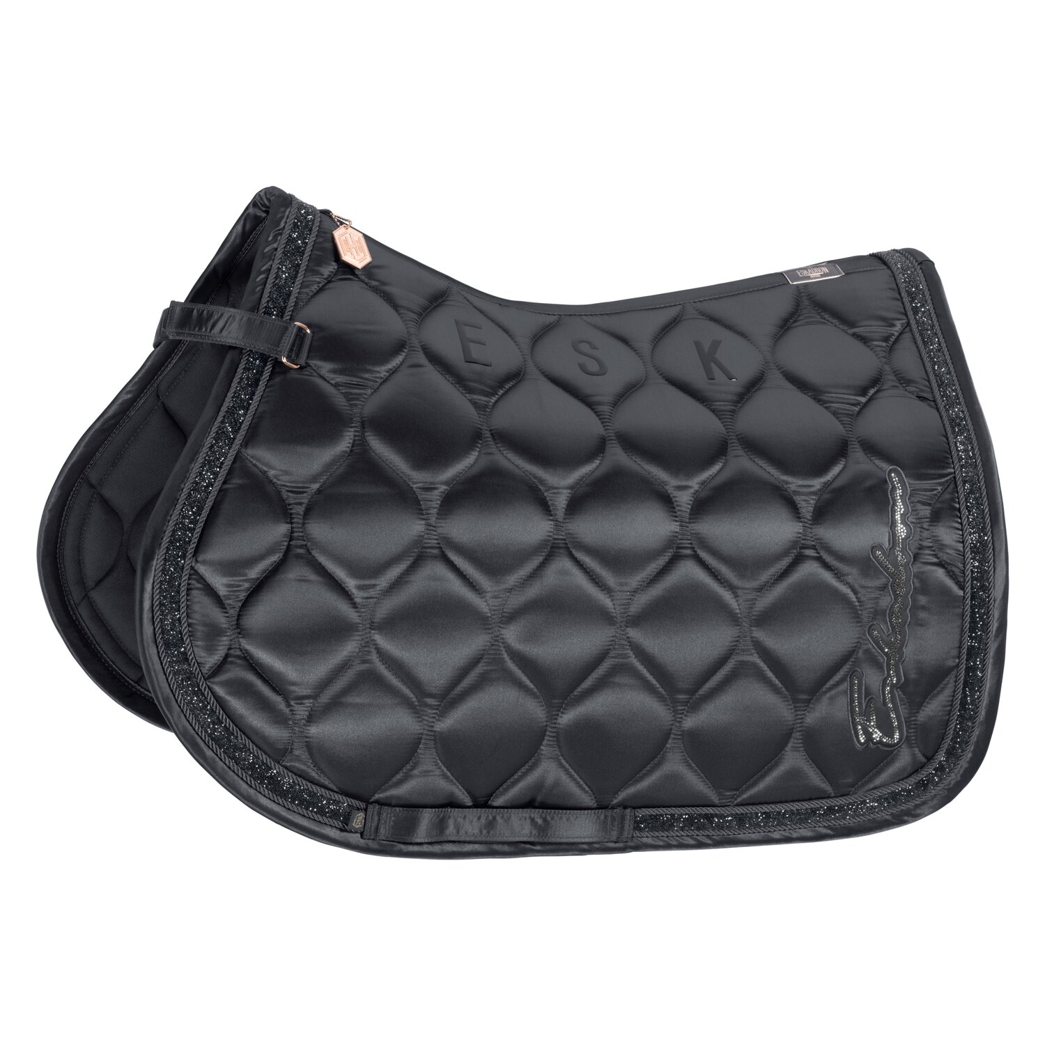 ESKADRON Heritage Schabracke Satin Jewel  - basalt grey - Pony/VS