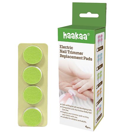 Haakaa Slibepude Refill - 4-pak - 6-12 m?neder -  Grøn
