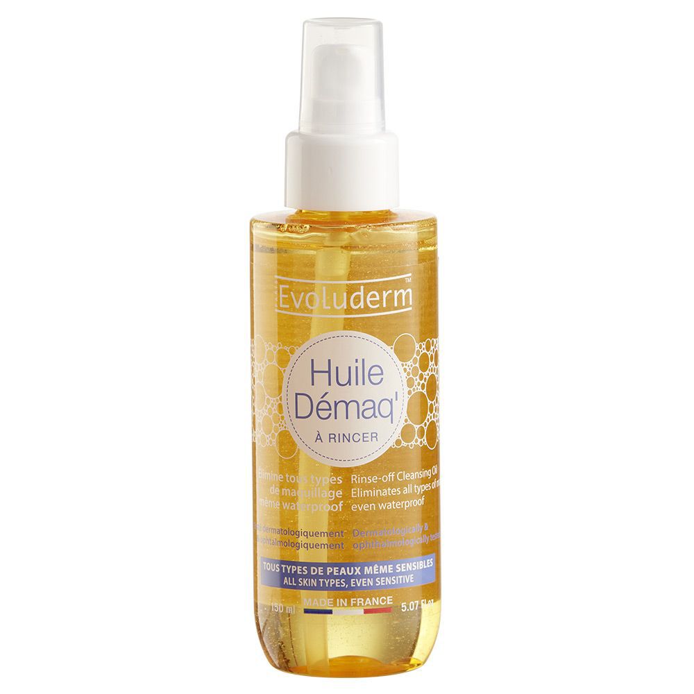 Huile démaquillante à rincer Evoluderm 150 ml
