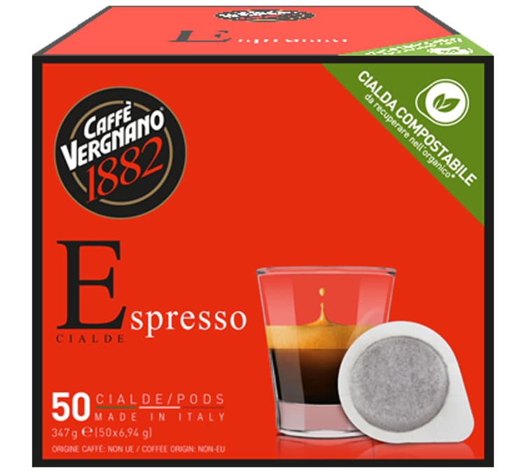 50 dosettes ESE Expresso - CAFFE VERGNANO