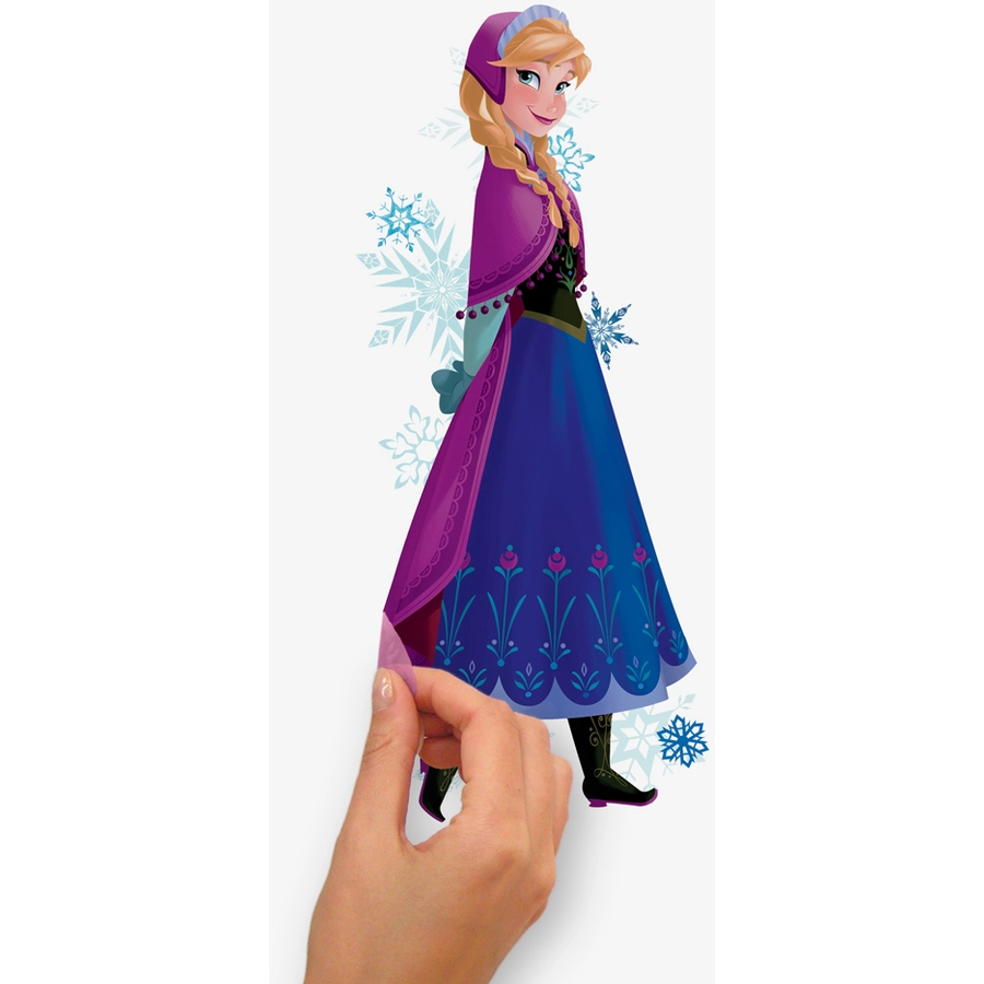 Room Mates  Frozen Anna, Elsa & Olaf mit Schneeflocken Mehrfarbig