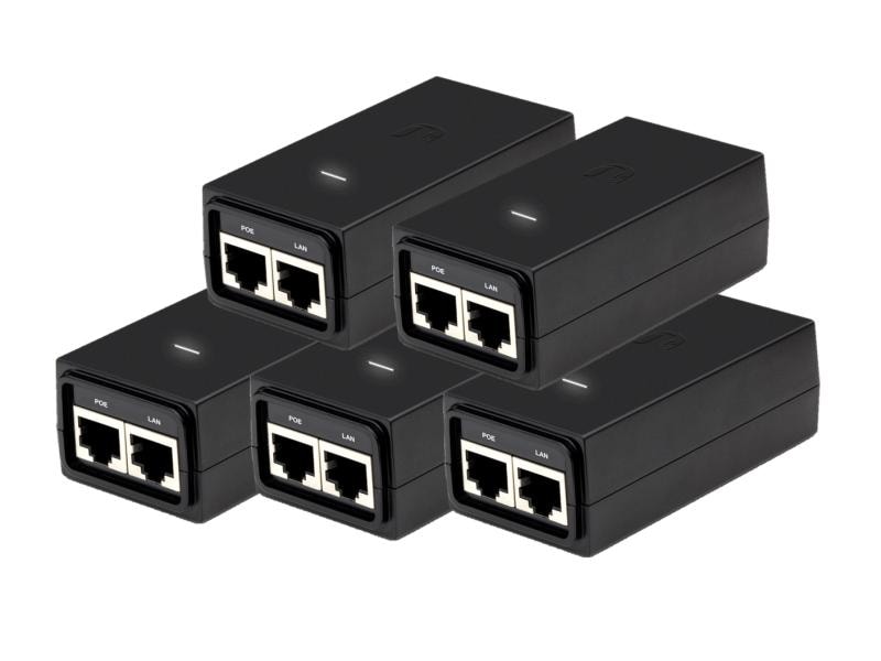 Ubiquiti PoE Injector POE-24-12W-5P 24 Volt GE passiv, 12Wa Power over Ethernet Adapter: Stromversorgung für netzwerkfähige Geräte