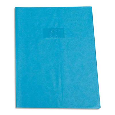 Calligraphe - Protège cahier sans rabat - A4 (21x29,7 cm) - grain losange - bleu clair