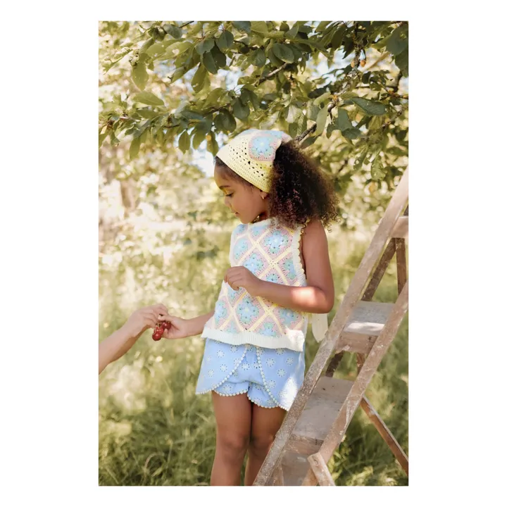 Louise Misha Top Rynia Crochet | Rose