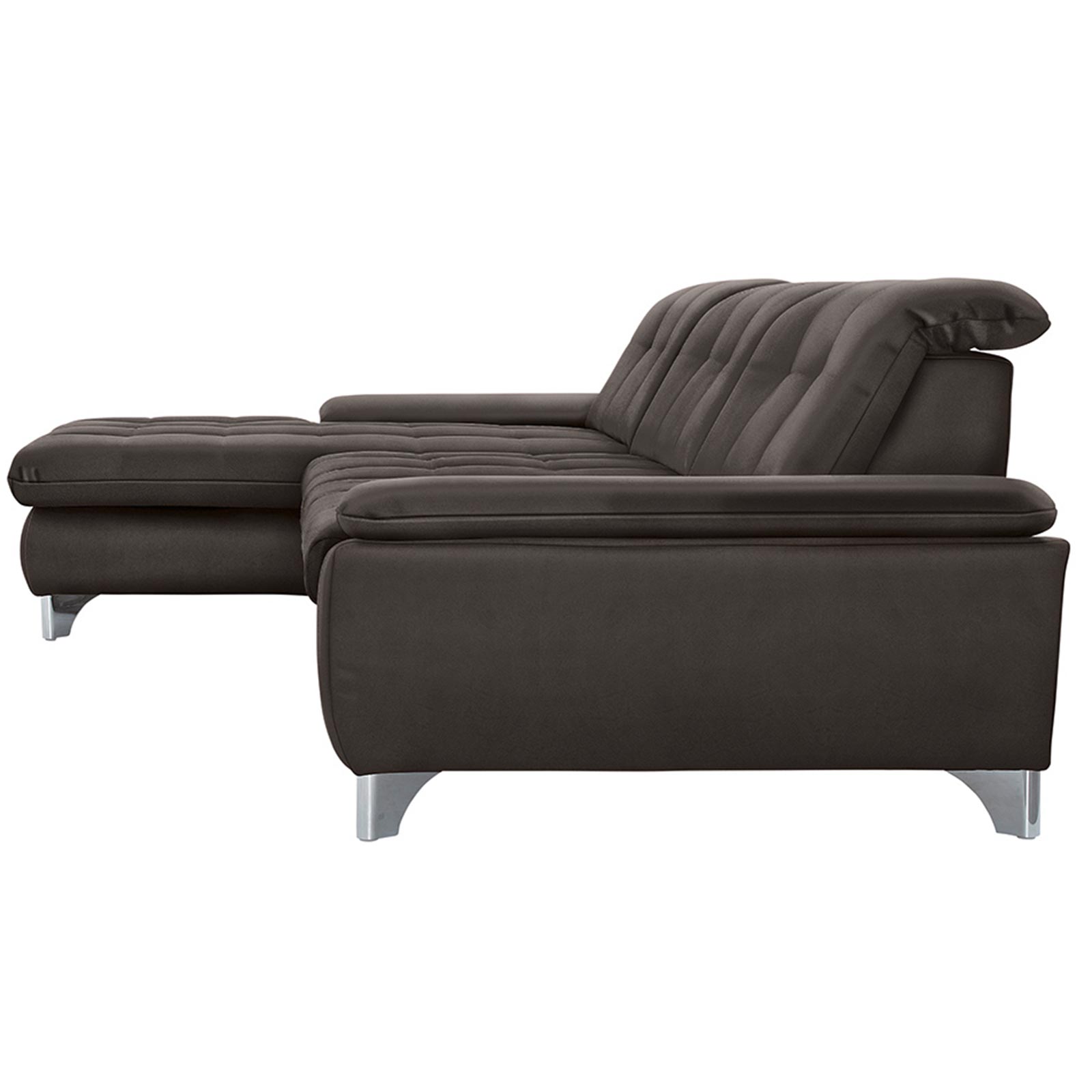 polsterpower Ecksofa - Saddle anthrazit - Basismodell - Recamiere links