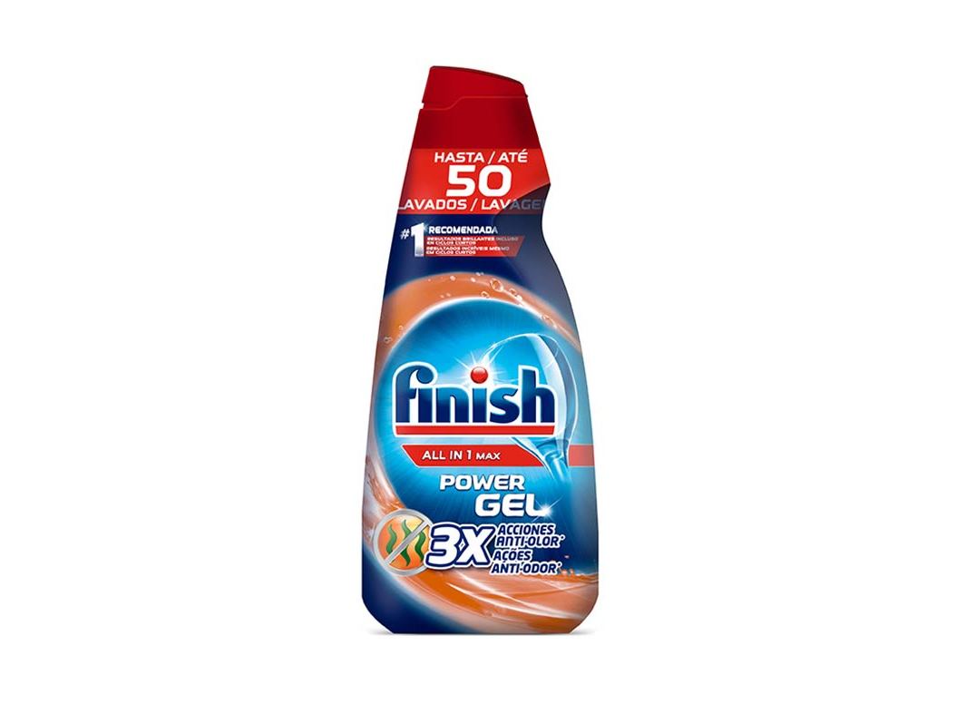 Detergente Máquina Loiça Gel Anti Odores Finish 1L