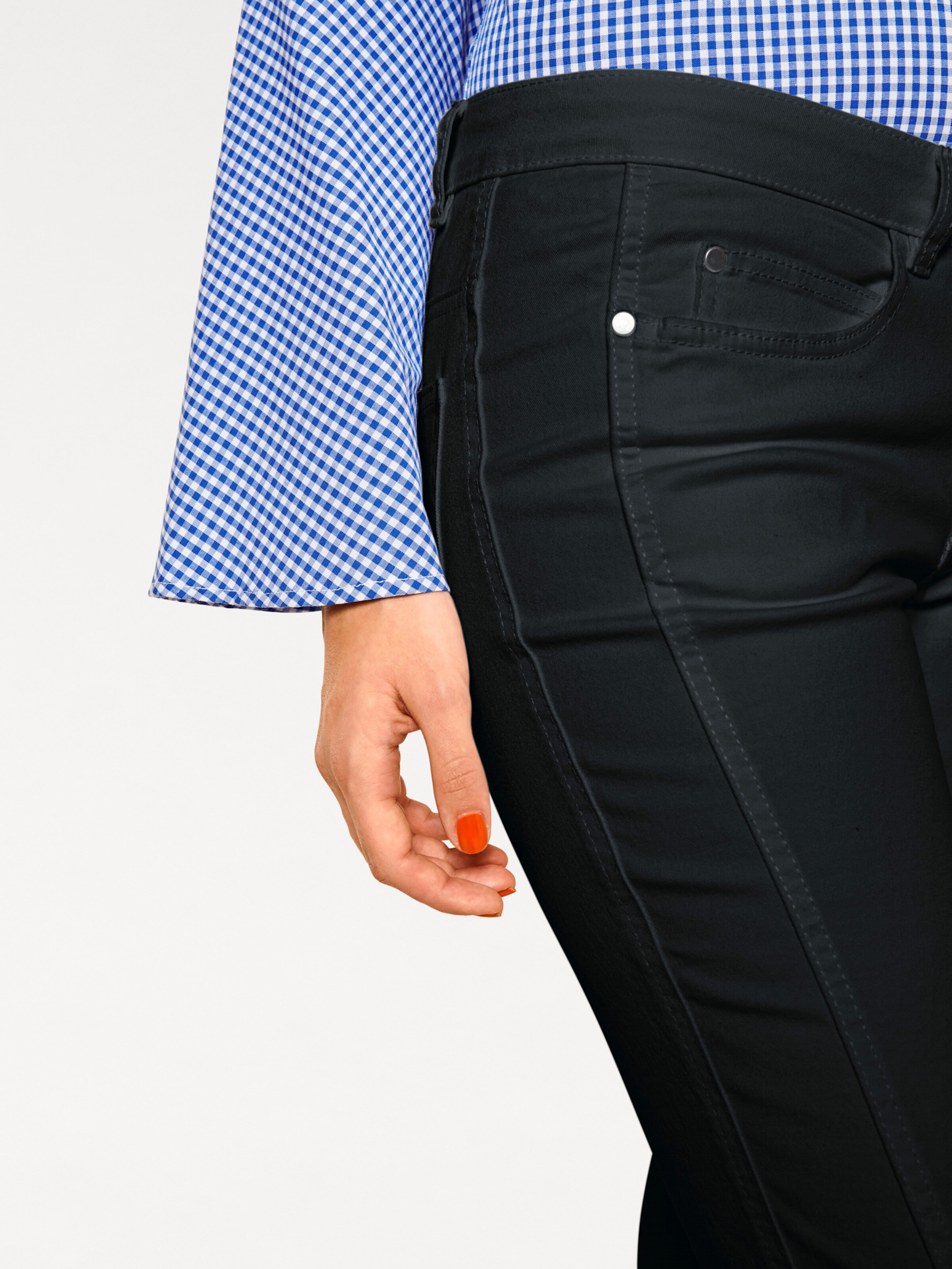 heine Röhrenhose in schwarz