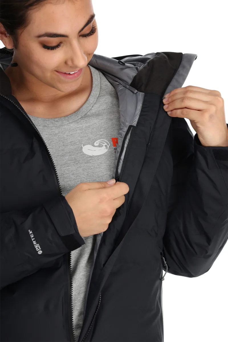 Rab Women's Valiance Waterproof Down Parka Deep Ink
