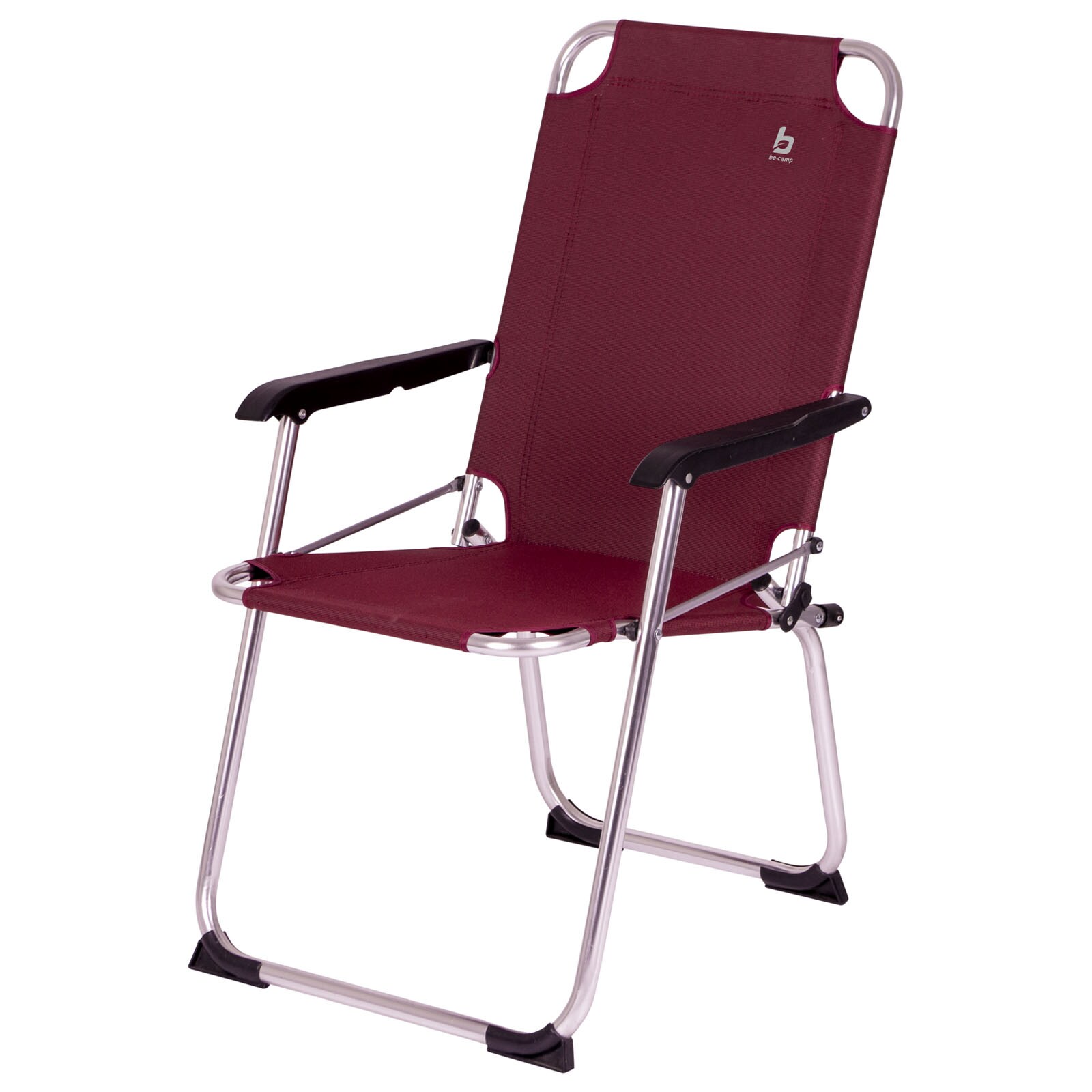 BO-CAMP Alu Klappstuhl Angelstuhl Anglerstuhl Camping Stuhl Klappsessel Faltbar Farbe: beige