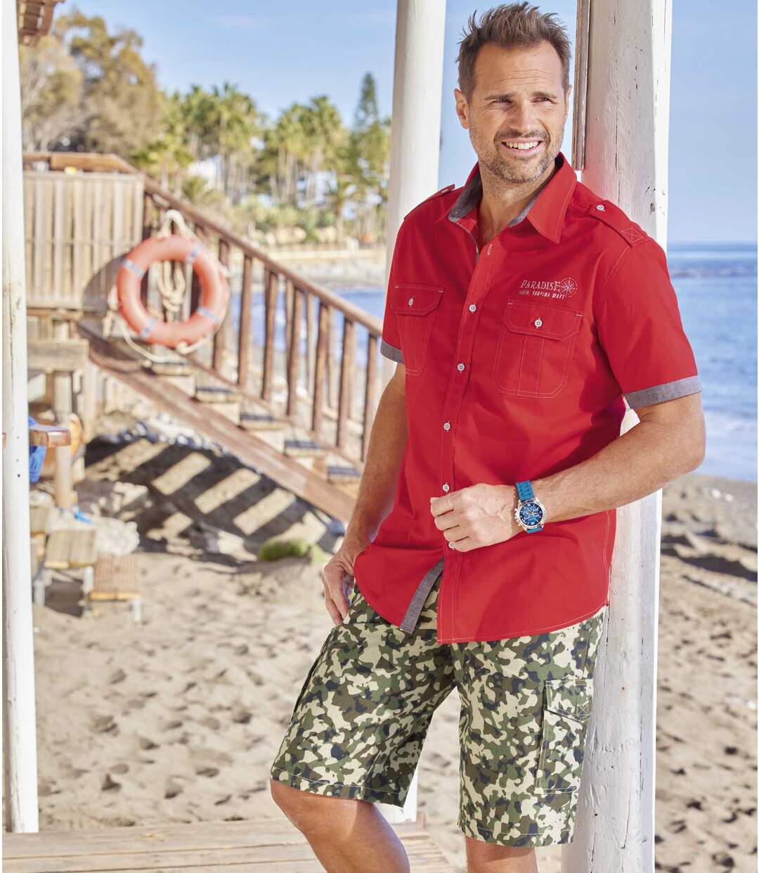 Bermuda Cargo Camouflage Aventure