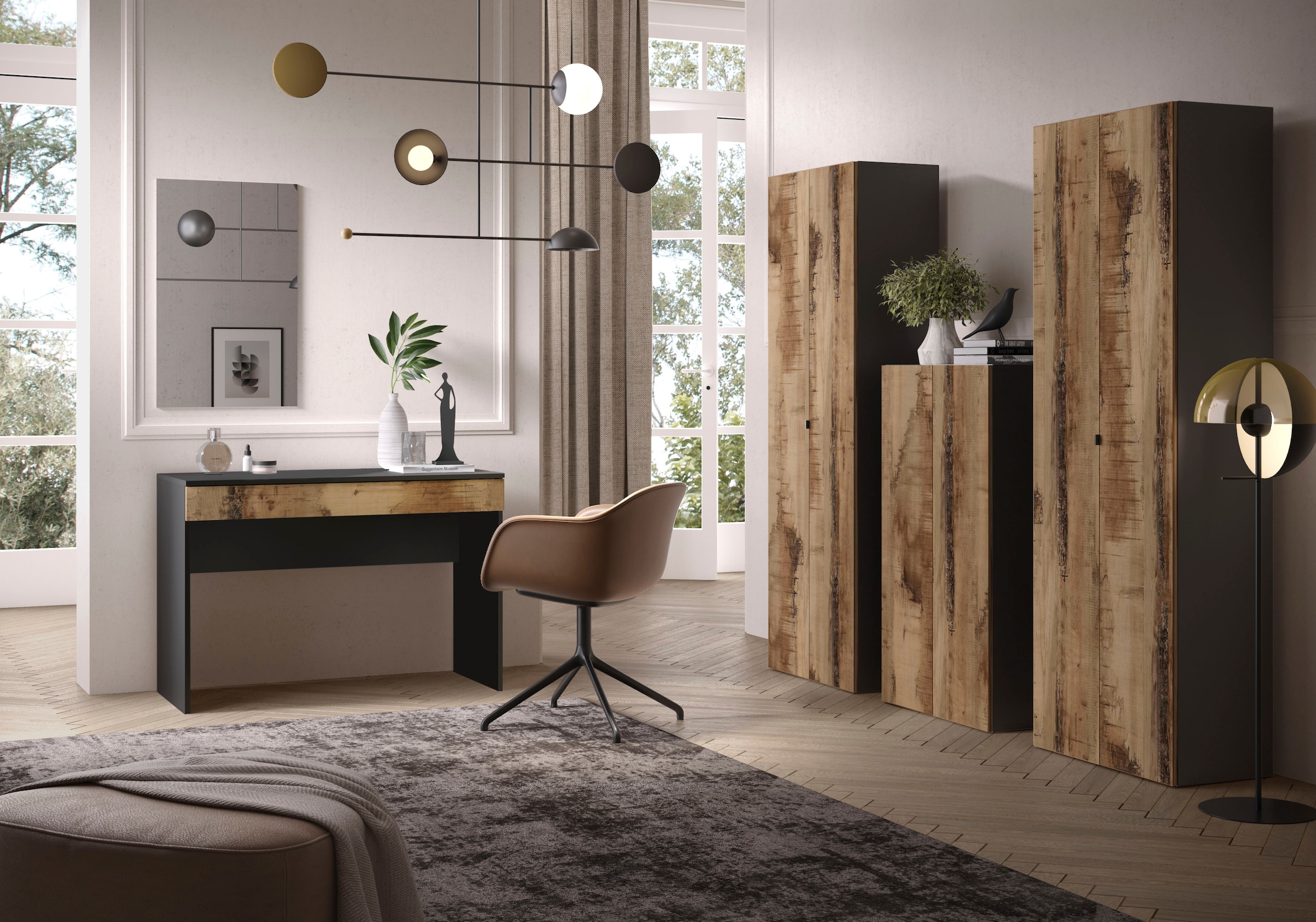 INOSIGN Aktenschrank »Basic, Büroschrank mit 2 Türen (innen 3 Einlegeböden),« hoher Mehrzweckschrank in verschiedenen Farben, B 63 x H 184 cm