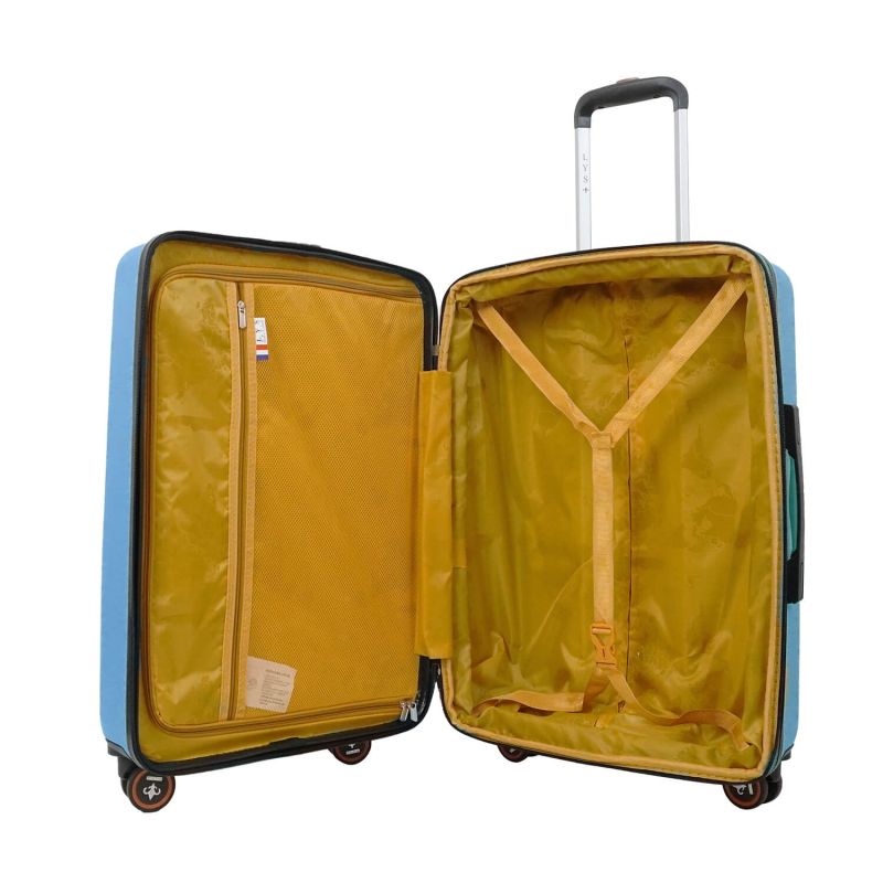 Lot de 3 valises rigides 330 Extensibles 55, 66 et 76 cm Bleu