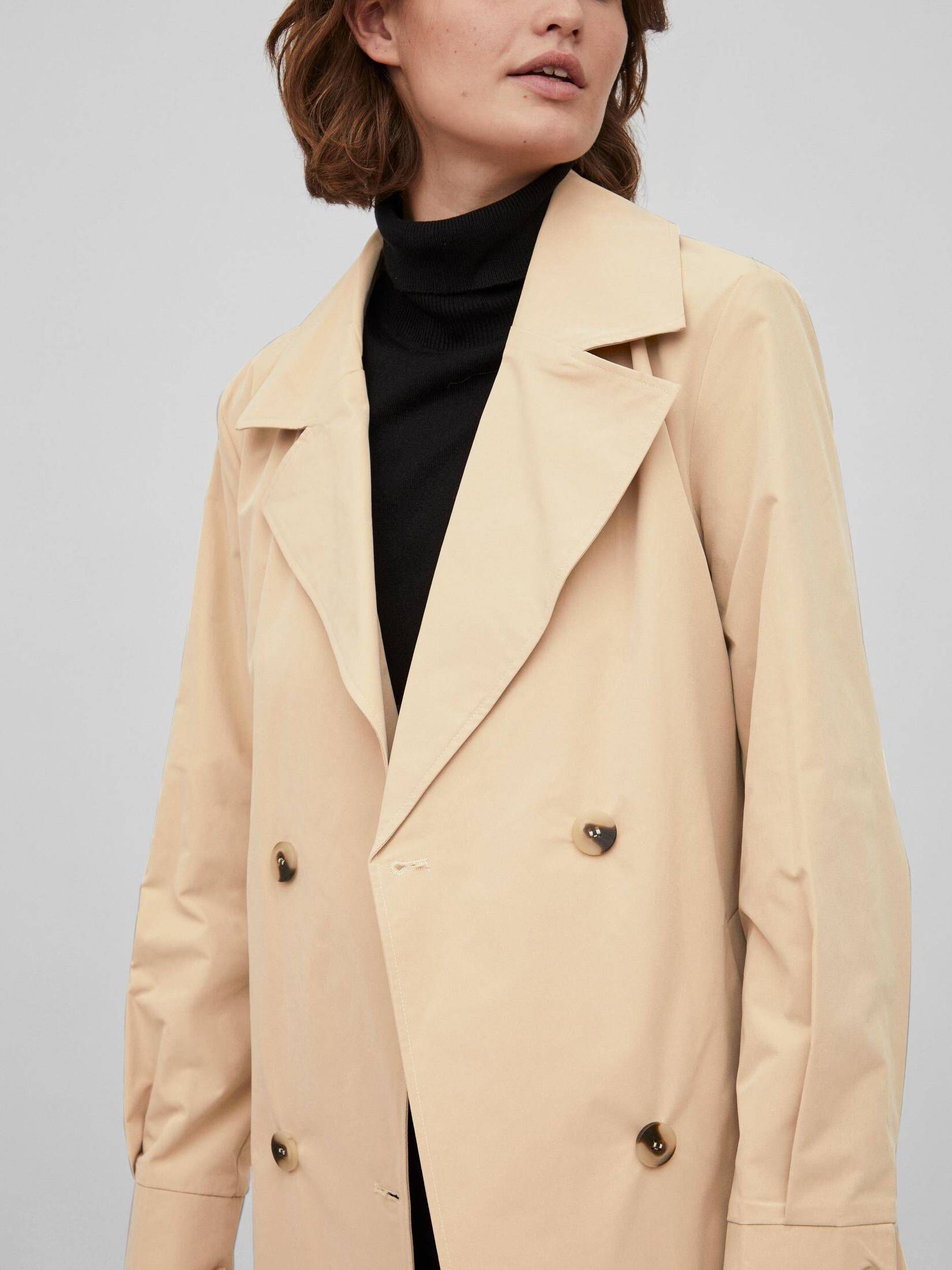 Vila| Damen Trenchcoat VIMERSIN LONG