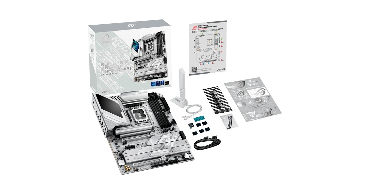 ASUSROG STRIX Z890-A GAMING WIFI socket 1851 moederbord  (RAID, 2.5Gb-LAN, Wi-Fi 7, BT, Sound, ATX)