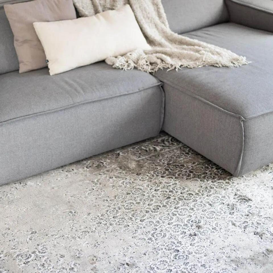 EVA Interior vintage vloerkleed meadow - grijs - 200 x 140 cm