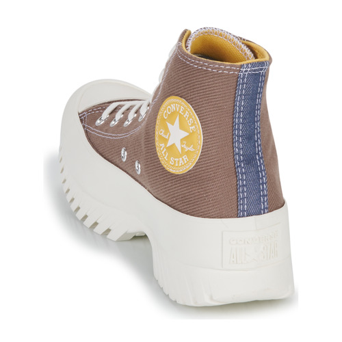 Converse - CHUCK TAYLOR ALL STAR LUGGED 2.0 PLATFORM DENIM FASHION HI - Marron / Jaune